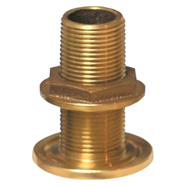 Groco® - TH Series 1" Hole Bronze Combo Thru-Hull Fitting for 1" BSPP Pipe