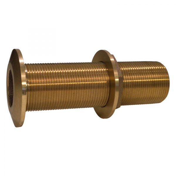 Groco® - THXL Series 1-1/4" Hole Bronze Combo XL Thru-Hull Fitting for 1-1/4" NPS Pipe