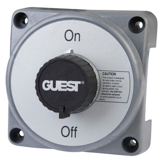 Guest® - Heavy-Duty Diesel Battery Switch with 3 Studs for 6/12/24/36 V Systems