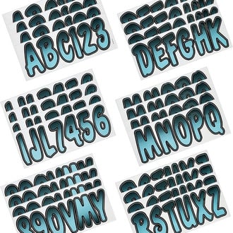 Hardline Products® - Boat Lettering 3" Registration Kit