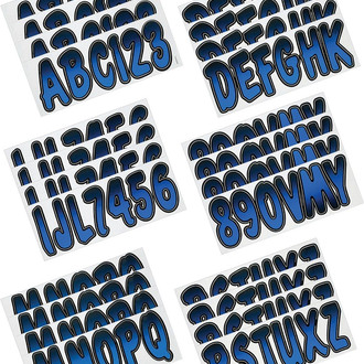 Hardline Products® - Boat Lettering 3" Registration Kit