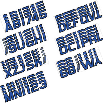 Hardline Products® - Boat Lettering 3" Registration Kit