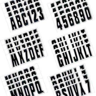 Hardline Products® - Boat Lettering 3" Registration Kit