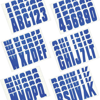 Hardline Products® - Boat Lettering 3" Registration Kit