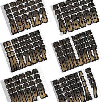 Hardline Products® - Boat Lettering 3" Registration Kit