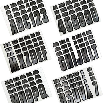 Hardline Products® - Boat Lettering 3" Registration Kit