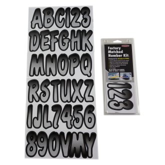 PUTEG200 Purple//Teal Series 200 Hardline Factory Matched Letters /& Numbers
