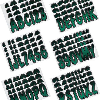Hardline Products® - Boat Lettering 3" Registration Kit