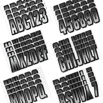 Hardline Products® - Boat Lettering 3" Registration Kit