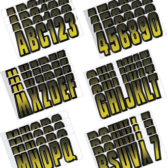 Hardline Products® - Boat Lettering 3" Registration Kit
