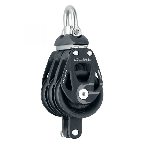 Harken® - Element Triple Utility Block with Becket & Swivel Shackle for 1/2" D Lines