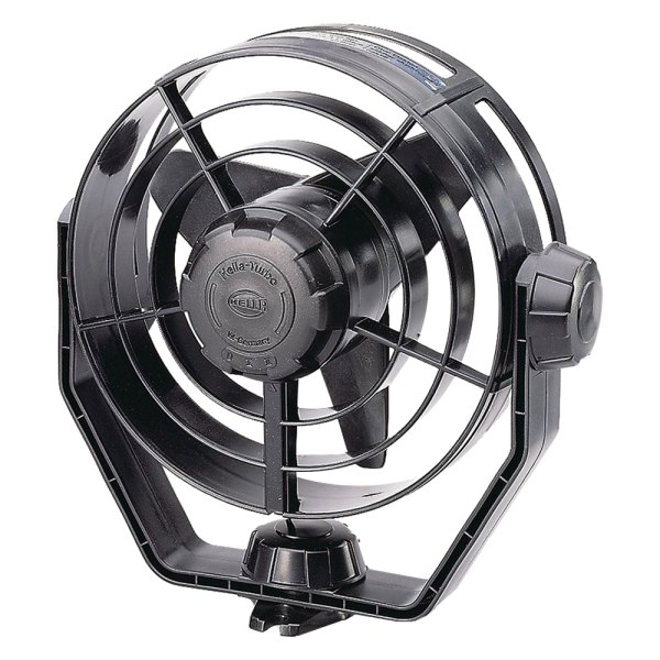 Hella Marine® - 12 V Black 2-Speed Turbo Fan