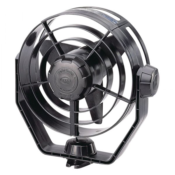 Hella Marine® - 24 V Black 2-Speed Turbo Fan