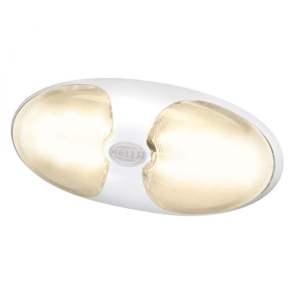 Hella Marine® - DuraLED 5.51"L x 2.56"W 12/24V DC Warm White Surface Mount LED Courtesy Light