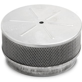 Holley® - Universal Straight Round Non-Flanged Ball Milled Top Flame Arrestor