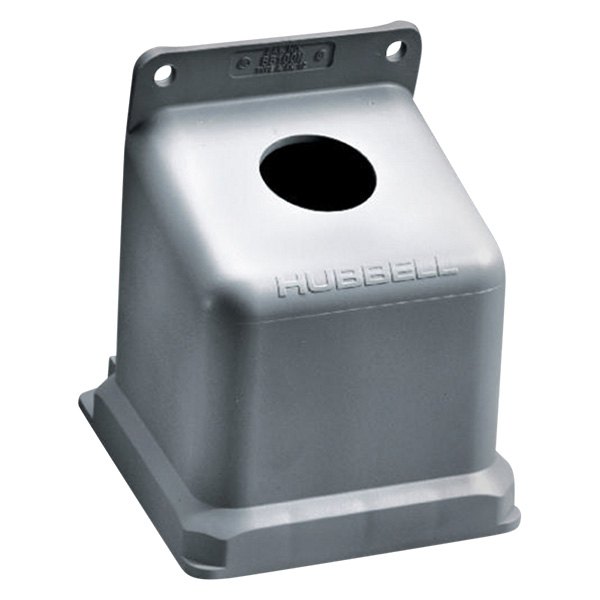 Hubbell® - 100/125 A Gray Non-Metallic 15° Mounting Back Box