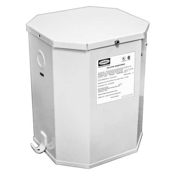 Hubbell® - 25 kVA 60 Hz White Isolated Transformer