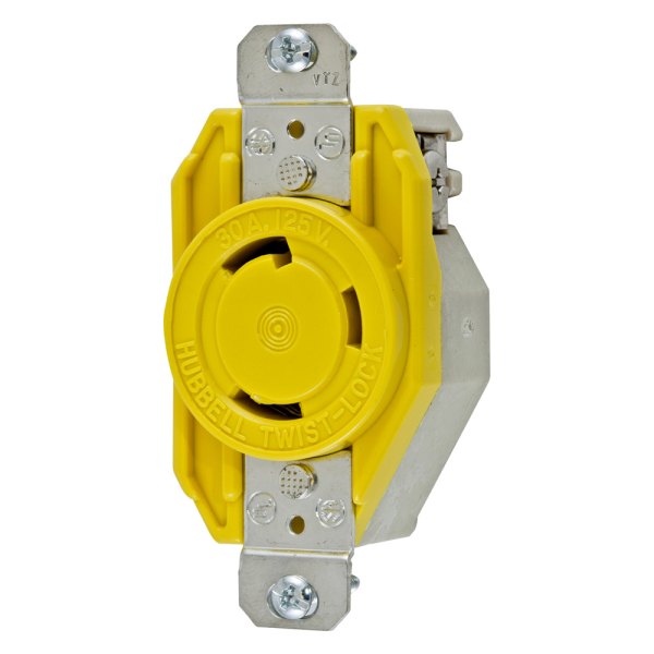 Hubbell® - 30 A 125 V 2-Pole 3-Wire Receptacle