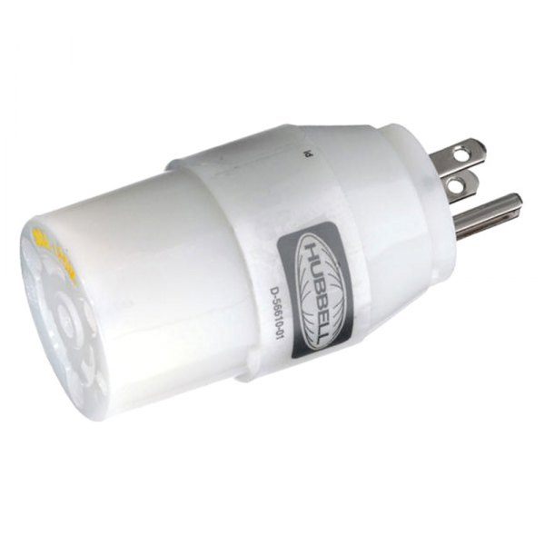 Hubbell® - 30 A Female to 15 A Male Power CSA Plug Adapter