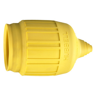 Hubbell® - Yellow Elastomer Short Boot for Plug & Connector
