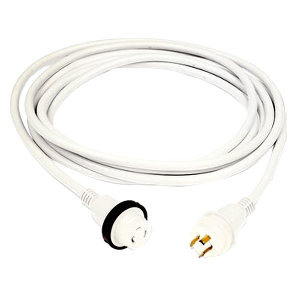 Hubbell® - 30 A 125 V 25' White Power Cord with LED Indicator