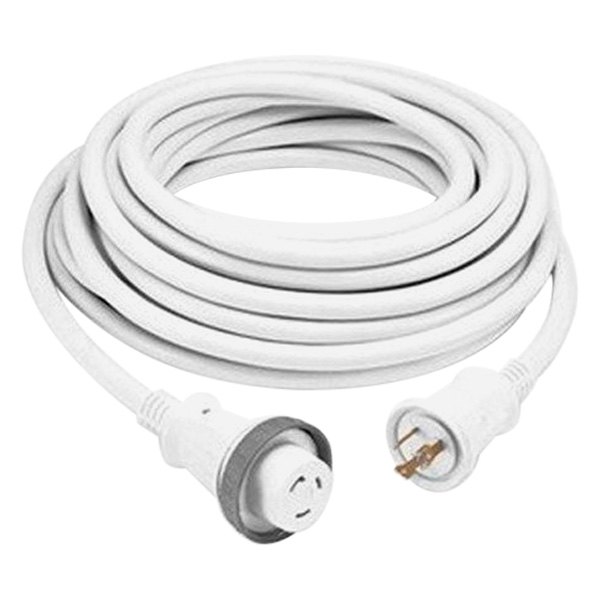 Hubbell® - 30 A 125 V 50' White Power Cord with LED Indicator