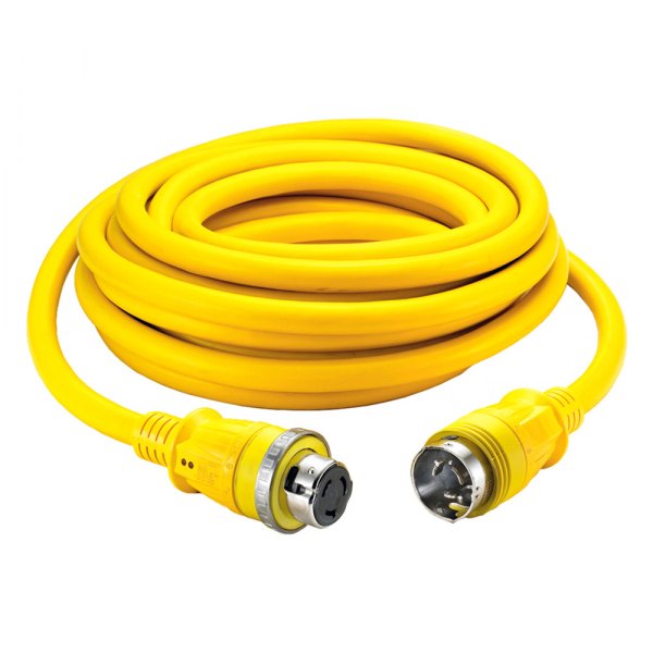 Hubbell® - 50 A 125/250 V 50' Yellow Power Cord with LED Indicator