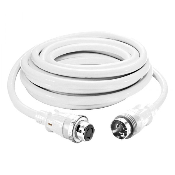 Hubbell® - 50 A 125/250 V 50' White Twist-Lock Power Cord