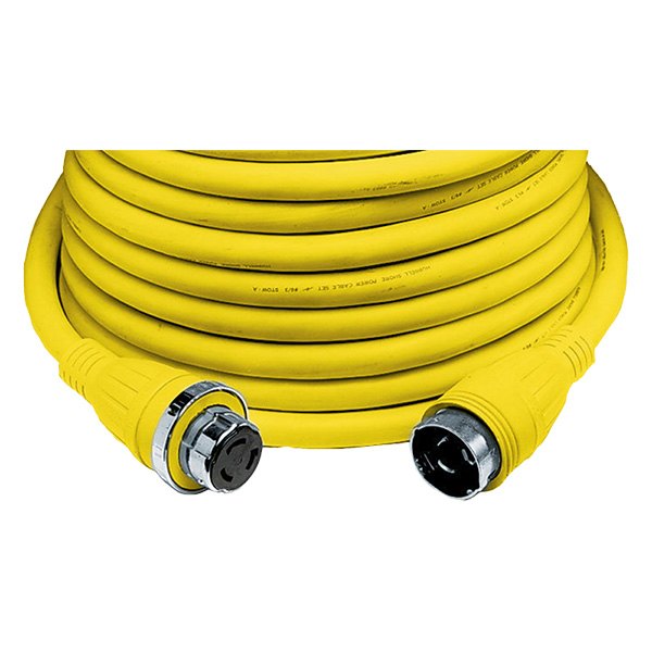 Hubbell® - 50 A 125 V 50' Yellow Power Cord