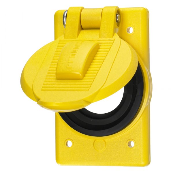 Hubbell® - Yellow Polycarbonate Cover for 125 V L5-30R Socket