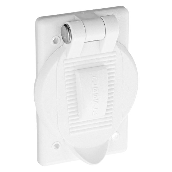 Hubbell® - White Thermoplastic Cover for 125 V L5-30R Socket