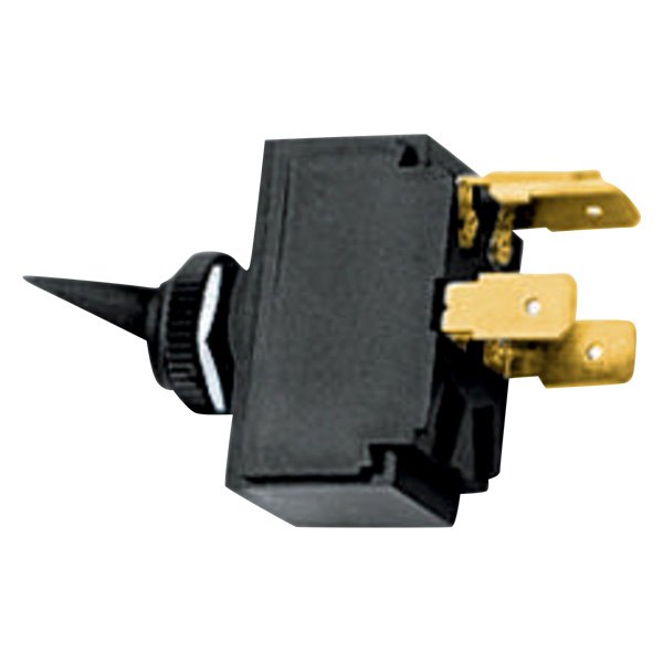 Hubbell® - 12 V DC On/Off Black 2-Pole Single Throw DPST Toggle Switch
