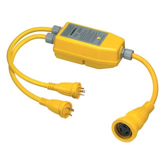 Hubbell® - 50 A 125/250 V Female to 2 x 30 A Male Y-Adapter