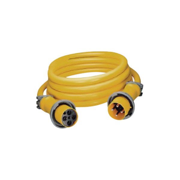 Hubbell® - 100 A 125/250 V 100' Yellow 3-Pole 4-Wire Power Cord