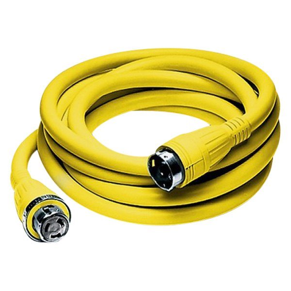 Hubbell® - 50 A 125/250 V 25' Yellow Power Cord