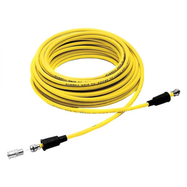Hubbell® - 25' TV Cable with Coaxial Connectors