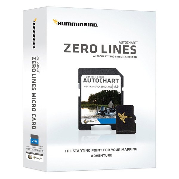 Humminbird® - AutoChart™ Zero Line North America SD-Card Format Electronic Chart