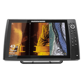 Humminbird® - Helix G4N 15 MEGA SI+ 15.4" Fish Finder/Chartplotter with Transducer, Basemap