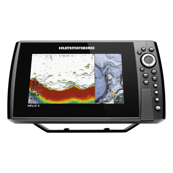 Humminbird® - Helix G4N 8 GPS 8" Fish Finder/Chartplotter with Transducer, Basemap