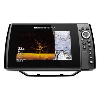 Humminbird® - Helix G4N 8 MEGA DI 8" Fish Finder/Chartplotter with Transducer, Basemap