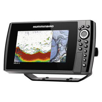 Humminbird® - Helix G4N 8 MEGA SI+ 8" Fish Finder/Chartplotter with Basemap w/o Transducer