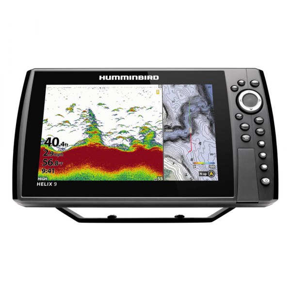 Humminbird® - Helix G4N 9 GPS 9" Fish Finder/Chartplotter with Transducer, Basemap