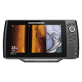 Humminbird® - Helix G4N 10 MEGA SI+ 10.1" Fish Finder/Chartplotter with Basemap w/o Transducer