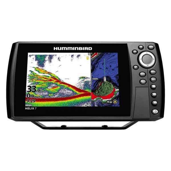Humminbird® - Helix G4N 7 GPS 7" Fish Finder/Chartplotter with Transducer, Basemap