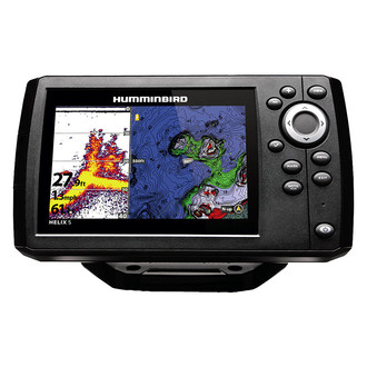 Humminbird® - Helix G3 5" Fish Finder/Chartplotter with Transducer, Basemap