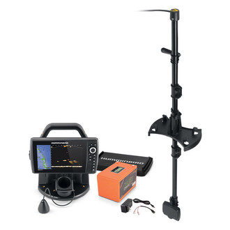 Humminbird® - Ice Helix G4N 9 MEGA SI+ 9" Fish Finder/Chartplotter Kit with MEGA Live Transducer, Basemap