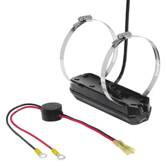 Humminbird® - MEGA Side/Down Imaging+ XTM 9 HW MSI T Plastic Trolling Motor Mount Transducer with 20' Cable for Helix Fish Finders