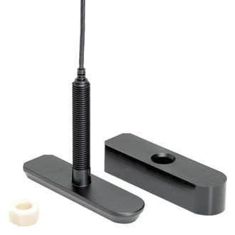 Humminbird® - MEGA Side/Down Imaging+ XPTH 9 HW MSI T Plastic External Thru-hull Mount Transducer with 30' Cable for Helix Fish Finders