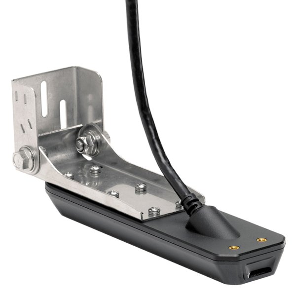 Humminbird® - MEGA Side/Down Imaging+ XM 14 HW MSI T Plastic Transom Mount Transducer with 20' Cable for Solix Fish Finders