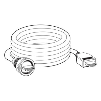 Humminbird® - AD HDMI 10' Video Cable with HDMI Connectors for Apex Series Displays